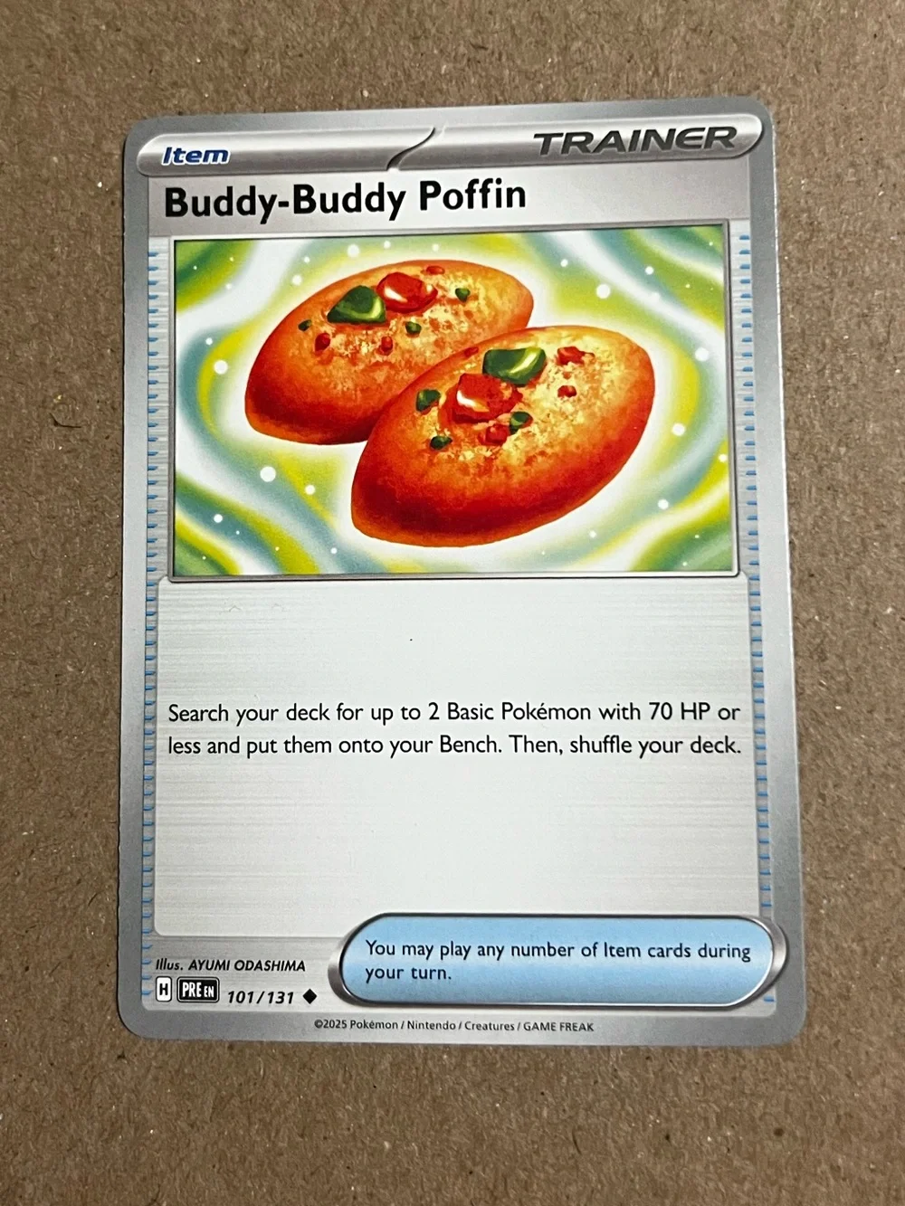 Pokémon TCG Trainer Cards. Ogre's Mask 118/131 And Buddy-Buddy Poffin 101/131